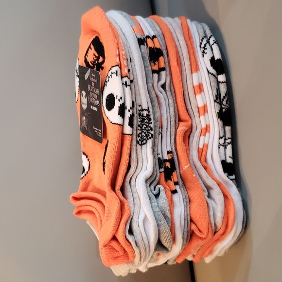 Disney 12 pack of no show Nightmare Before Christmas socks NWT - Picture 3 of 10